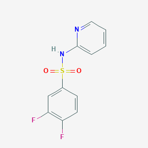 molecular formula C11H8F2N2O2S B10964582 3,4-difluoro-N-(pyridin-2-yl)benzenesulfonamide 