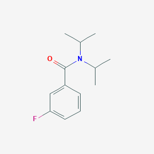 molecular formula C13H18FNO B10964598 3-fluoro-N,N-di(propan-2-yl)benzamide 