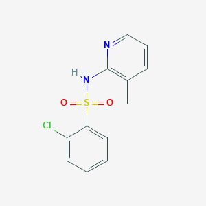 2-chloro-N-(3-methylpyridin-2-yl)benzenesulfonamide