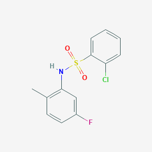 2-chloro-N-(5-fluoro-2-methylphenyl)benzenesulfonamide