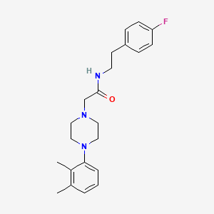 2-[4-(2,3-dimethylphenyl)piperazin-1-yl]-N-[2-(4-fluorophenyl)ethyl]acetamide