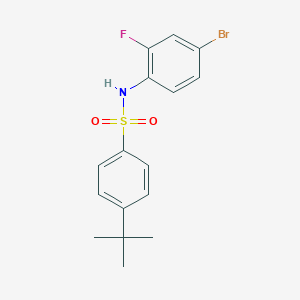 N-(4-bromo-2-fluorophenyl)-4-tert-butylbenzenesulfonamide