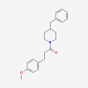 1-(4-Benzylpiperidin-1-yl)-3-(4-methoxyphenyl)propan-1-one