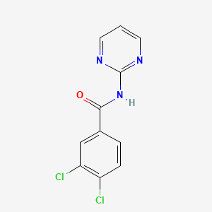 3,4-dichloro-N-(pyrimidin-2-yl)benzamide