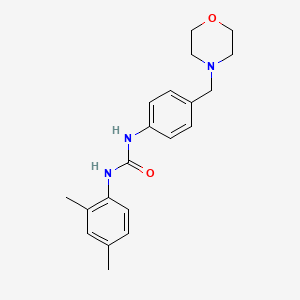 molecular formula C20H25N3O2 B10964768 1-(2,4-Dimethylphenyl)-3-[4-(morpholin-4-ylmethyl)phenyl]urea 