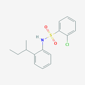 N-[2-(butan-2-yl)phenyl]-2-chlorobenzenesulfonamide