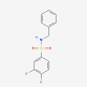 molecular formula C13H11F2NO2S B10964837 N-benzyl-3,4-difluorobenzenesulfonamide 