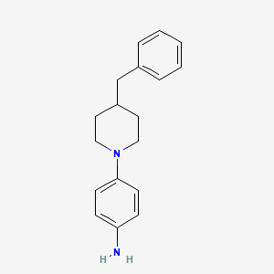 molecular formula C18H22N2 B10964902 4-(4-Benzylpiperidin-1-yl)aniline CAS No. 831203-57-7