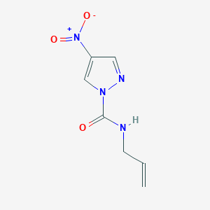 4-nitro-N-(prop-2-en-1-yl)-1H-pyrazole-1-carboxamide