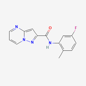 N-(5-fluoro-2-methylphenyl)pyrazolo[1,5-a]pyrimidine-2-carboxamide