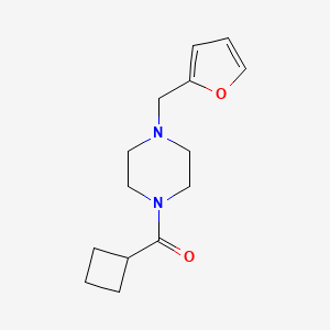 Cyclobutyl[4-(furan-2-ylmethyl)piperazin-1-yl]methanone