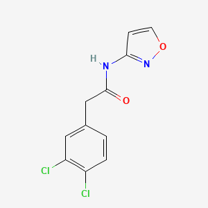 molecular formula C11H8Cl2N2O2 B10965023 2-(3,4-dichlorophenyl)-N-(1,2-oxazol-3-yl)acetamide 