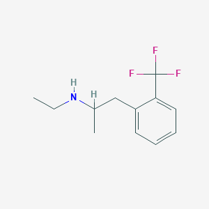 molecular formula C12H16F3N B109652 N-乙基-1-[2-(三氟甲基)苯基]丙-2-胺 CAS No. 172953-70-7