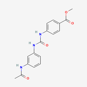 Methyl 4-({[3-(acetylamino)phenyl]carbamoyl}amino)benzoate