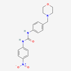 1-[4-(Morpholin-4-ylmethyl)phenyl]-3-(4-nitrophenyl)urea