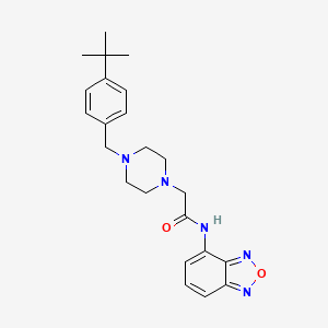 N-(2,1,3-benzoxadiazol-4-yl)-2-[4-(4-tert-butylbenzyl)piperazin-1-yl]acetamide