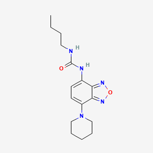 1-Butyl-3-[7-(piperidin-1-yl)-2,1,3-benzoxadiazol-4-yl]urea