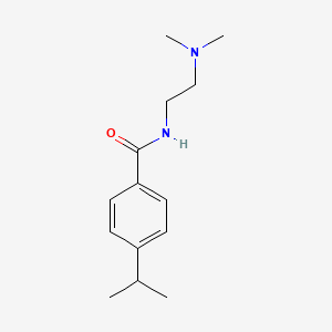 N-[2-(dimethylamino)ethyl]-4-(propan-2-yl)benzamide