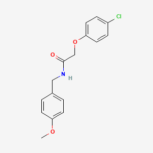 2-(4-chlorophenoxy)-N-[(4-methoxyphenyl)methyl]acetamide