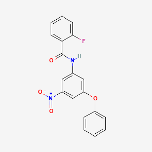 molecular formula C19H13FN2O4 B10965535 2-fluoro-N-(3-nitro-5-phenoxyphenyl)benzamide 