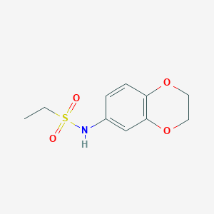 N-(2,3-dihydro-1,4-benzodioxin-6-yl)ethanesulfonamide