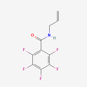 molecular formula C10H6F5NO B10965551 Pentafluorobenzamide, N-allyl 