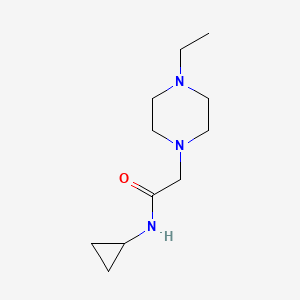 N-cyclopropyl-2-(4-ethylpiperazin-1-yl)acetamide