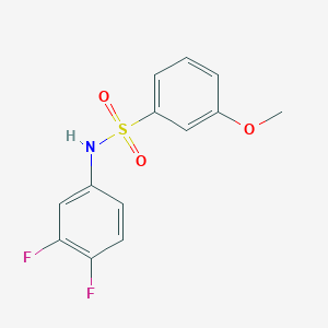 N-(3,4-difluorophenyl)-3-methoxybenzenesulfonamide