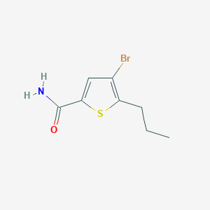 4-Bromo-5-propylthiophene-2-carboxamide