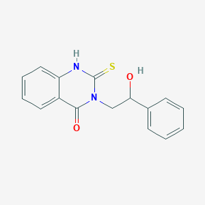 3-(2-hydroxy-2-phenylethyl)-2-sulfanylquinazolin-4(3H)-one