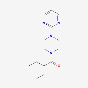 2-Ethyl-1-[4-(pyrimidin-2-yl)piperazin-1-yl]butan-1-one