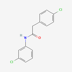 molecular formula C14H11Cl2NO B10965762 N-(3-chlorophenyl)-2-(4-chlorophenyl)acetamide 