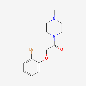 2-(2-Bromophenoxy)-1-(4-methylpiperazin-1-yl)ethanone