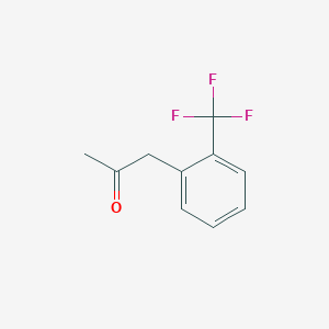 molecular formula C10H9F3O B109658 1-[2-(Trifluoromethyl)phenyl]propan-2-one CAS No. 21235-67-6