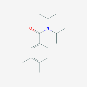 molecular formula C15H23NO B10965816 3,4-dimethyl-N,N-di(propan-2-yl)benzamide 