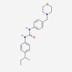 1-[4-(Butan-2-yl)phenyl]-3-[4-(morpholin-4-ylmethyl)phenyl]urea