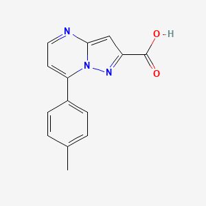 7-(4-Methylphenyl)pyrazolo[1,5-a]pyrimidine-2-carboxylic acid