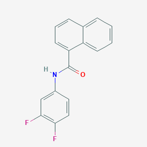 N-(3,4-difluorophenyl)naphthalene-1-carboxamide