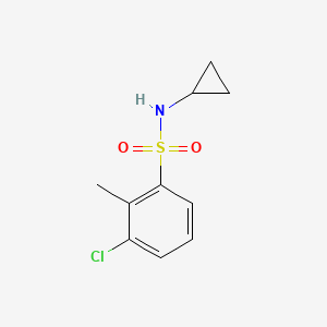 3-chloro-N-cyclopropyl-2-methylbenzenesulfonamide