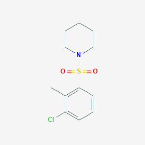 1-[(3-Chloro-2-methylphenyl)sulfonyl]piperidine