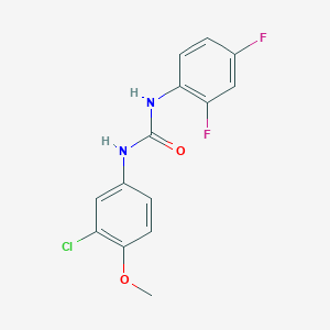 1-(3-Chloro-4-methoxyphenyl)-3-(2,4-difluorophenyl)urea