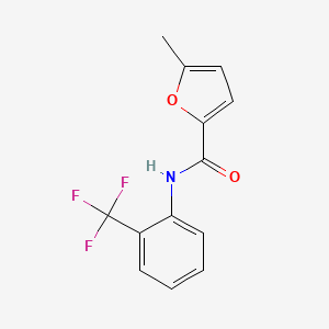 5-methyl-N-[2-(trifluoromethyl)phenyl]furan-2-carboxamide