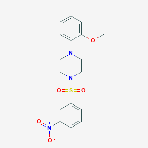 1-(2-Methoxyphenyl)-4-[(3-nitrophenyl)sulfonyl]piperazine