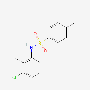 N-(3-chloro-2-methylphenyl)-4-ethylbenzenesulfonamide