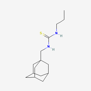 N-(1-Adamantylmethyl)-N'-propylthiourea