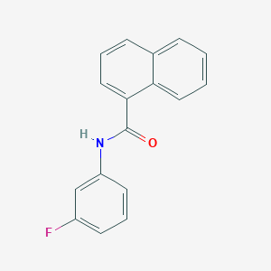 N-(3-fluorophenyl)naphthalene-1-carboxamide