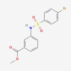 Methyl 3-{[(4-bromophenyl)sulfonyl]amino}benzoate