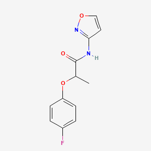 2-(4-fluorophenoxy)-N-(1,2-oxazol-3-yl)propanamide