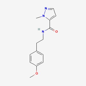 N-[2-(4-methoxyphenyl)ethyl]-1-methyl-1H-pyrazole-5-carboxamide