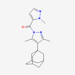 [4-(1-Adamantyl)-3,5-dimethyl-1H-pyrazol-1-YL](1-methyl-1H-pyrazol-5-YL)methanone